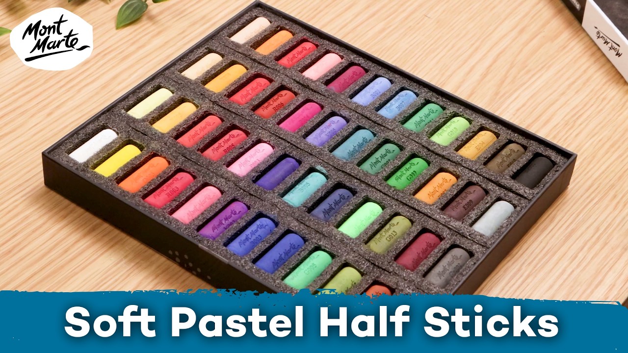 Soft Pastel Half Sticks Premium Product Demo