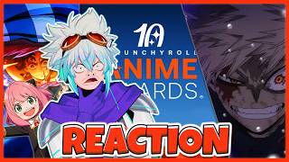 I WAS LATE FOR THE ANIME AWARDS | Crunchyroll Anime Awards REACTION