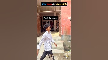 Iphone users ya Android users : Kon show off karta hai 🤨😂 #shorts #relatablecontent #comedy