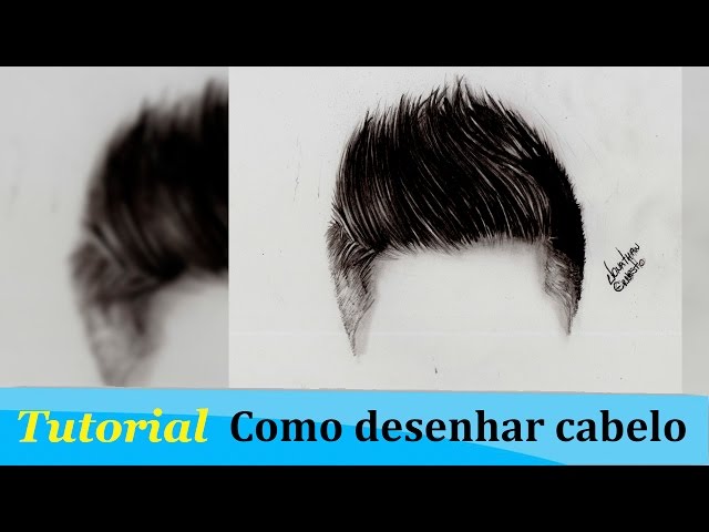 Como Desenhar Anime Como Desenhar Mangá Ideias Para Cabelos  Realistic hair  drawing, Realistic drawings, Drawing hair tutorial