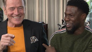 Watch Kevin Hart and Bryan Cranston Sweetly Dish Out Compliments to Each Other (Exclusive)