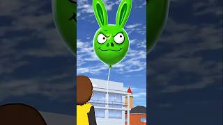 Zombie Balloons Attack! 🌕🎈 #shorts #sakuraschoolsimulator