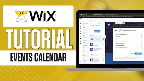 Creating an Events Calendar in Wix