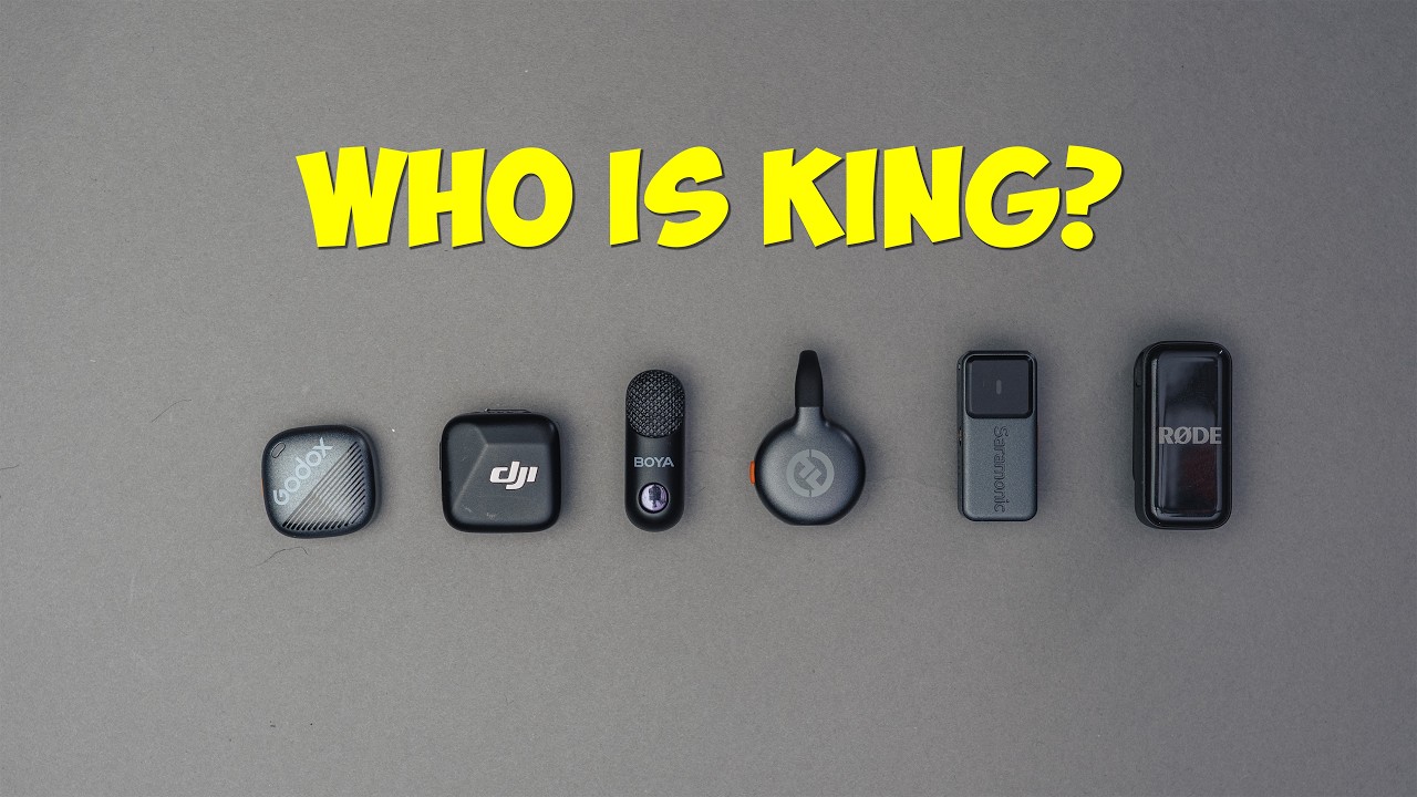 Сравнение лучших бюджетных беспроводных микрофонов! (Hollyland vs Rode vs DJI vs BOYA vs Saramoni...