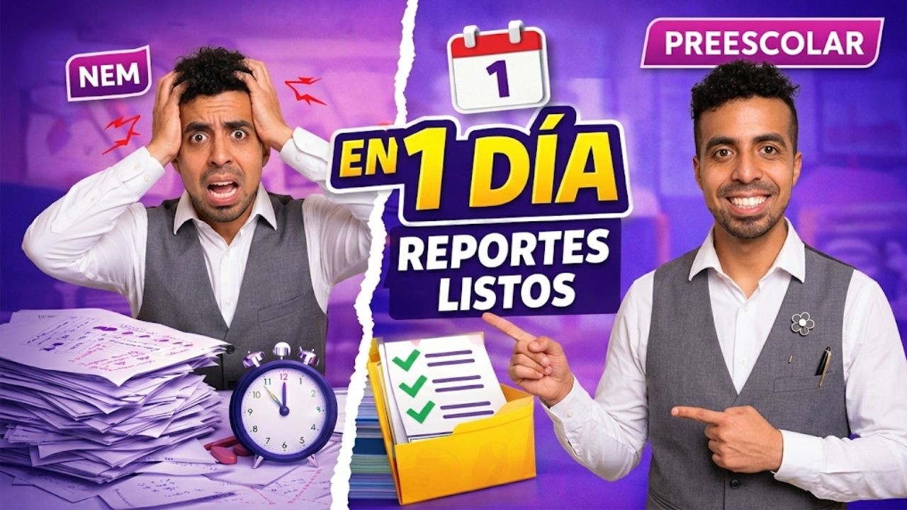 ¿Cómo hacer el Reportes de Evaluación en 1 clic? | Preescolar