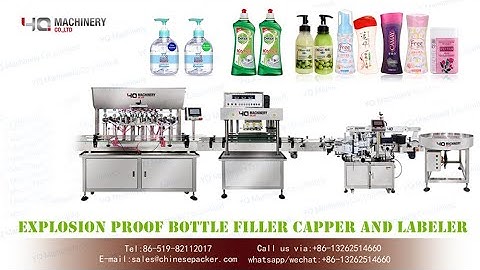 automatic  bottle filling line for liquid soap|explosion proof bottle filler for hand sanitizer