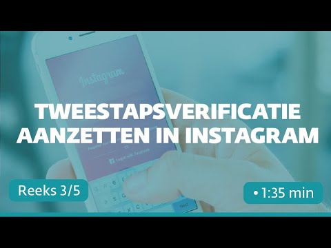 Video: Waar is tweefaktor-verifikasie op Instagram?