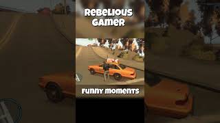 Funny Taxi Moments in GTA4 end up with police arrest#shortsviral