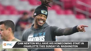 Cam Newton Makes His Homecoming Debut V. Washington On Sunday