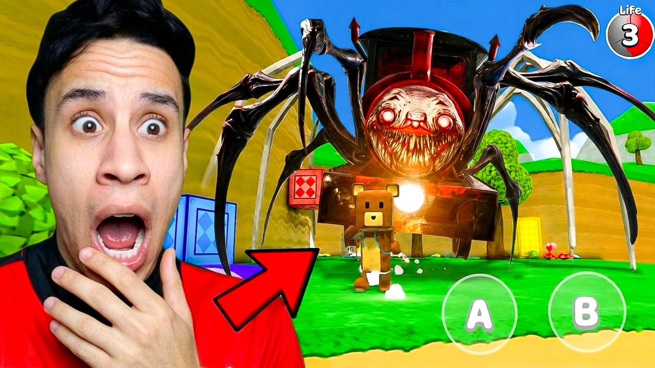 نجوت بأعجوبة من تشو تشو تشارلزالقطار المرعب في Super Bear Adventure!!🚂🚨