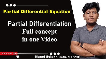 🔴 Partial differentiation || full concept in one video || msmaths