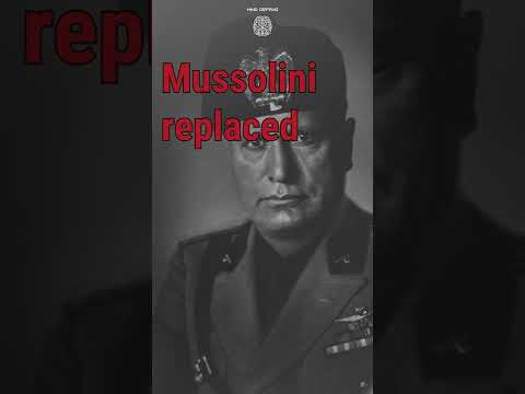 Il Duce Deposed On This Day July 25 Shorts