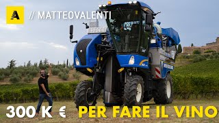 Come si guida una VENDEMMIATRICE 🍇 da 300k €? Tutti i SEGRETI della New Holland-Braud 9070L