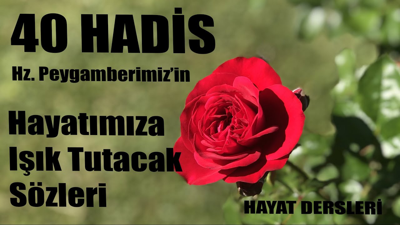 40 Hadis - Hz.Peygamberimizin  Hikmet Dolu 40 Sözü -  40 Hadis Hayatınıza Işık Tutacak Sözler