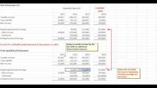 BUAD361 - Correcting an Error (Exercise 4-12)