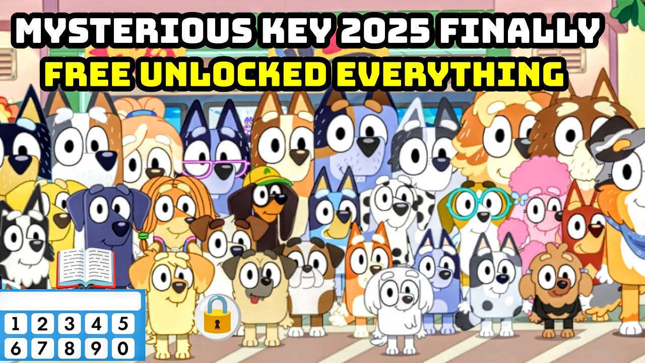 Bluey Let's Play Mysterious Key 2025 Finally Free Unlocked Everything ...