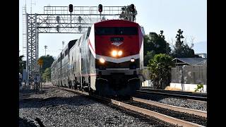 4K | Norwalk Double Crossing Railfanning — Horn Action, BNSF, AMtrak and Metrolink Action