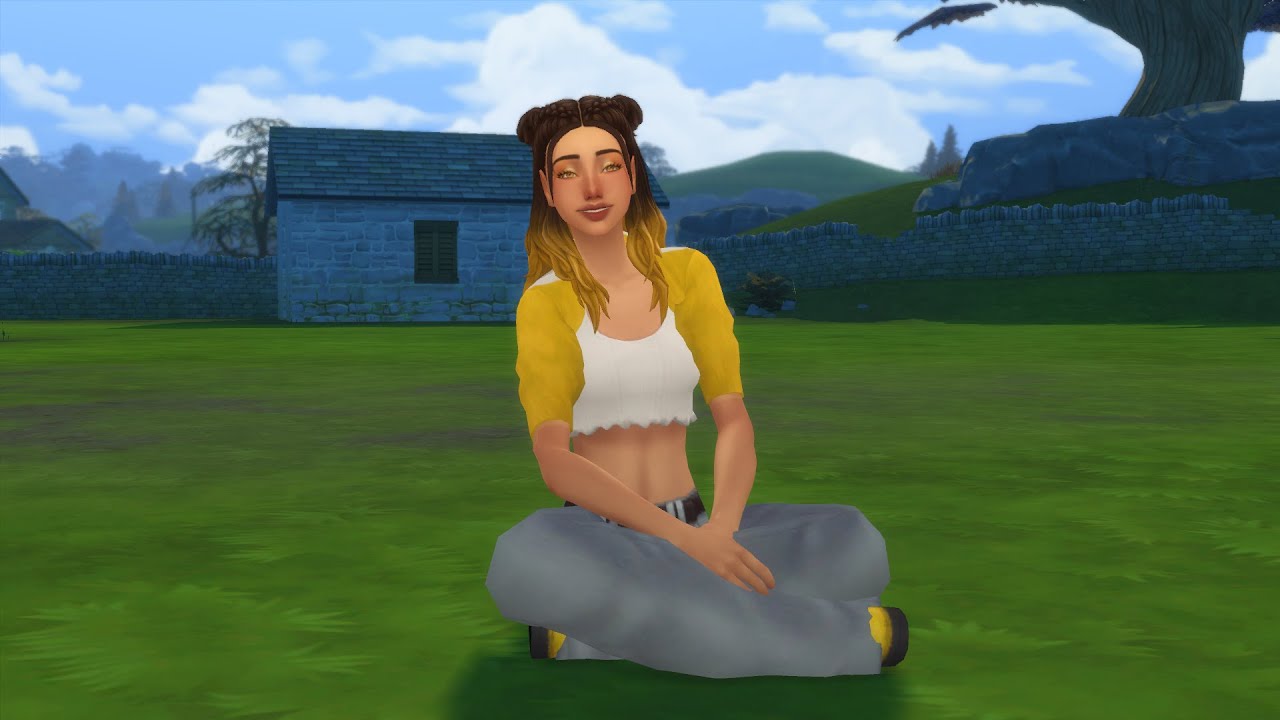 Sims 4 Speed Cas Yellow Sim! *READ DISC*