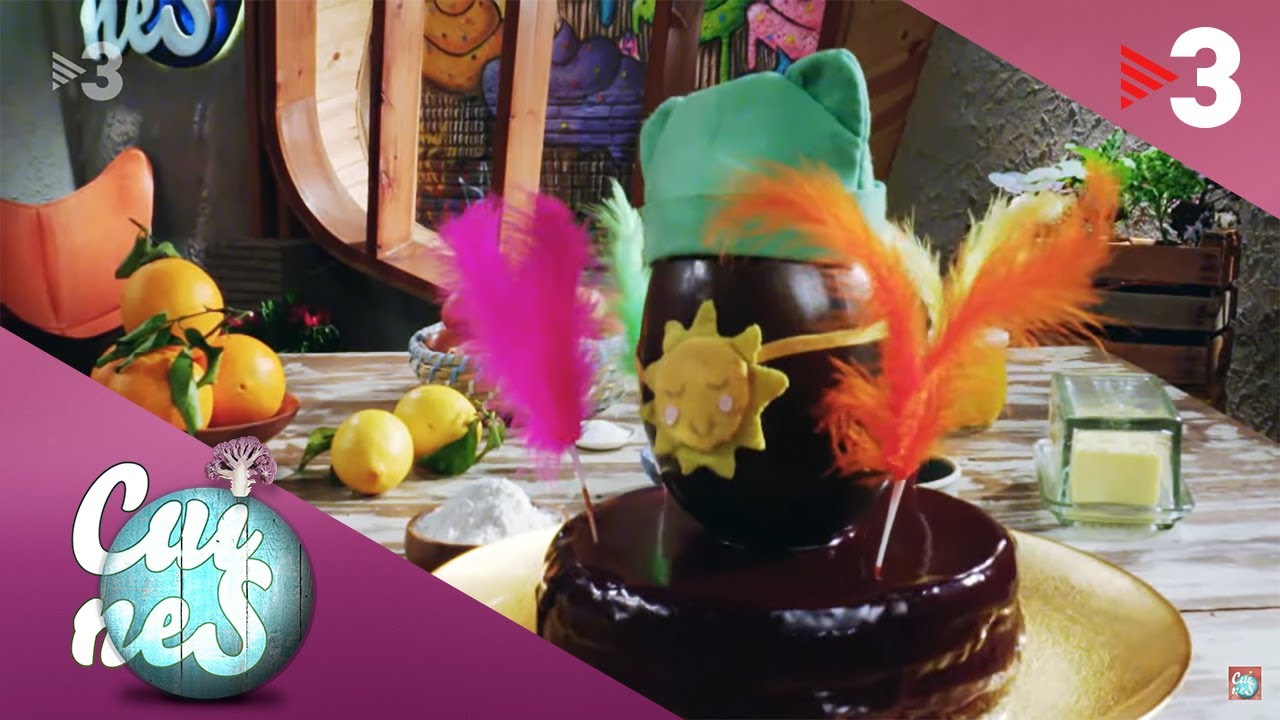 Mona de xocolata amb melmelada - Cuines