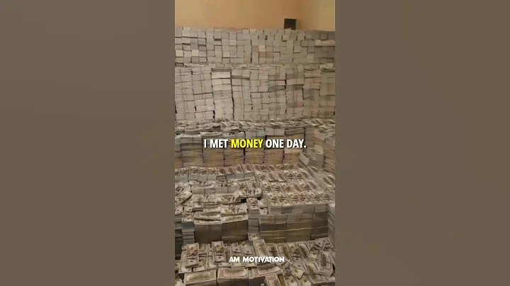 Sigmarule 🔥💸~I Met Money One Day 🤑💵~Money attitude status💸🤑 #motivation #sigmarule #shorts