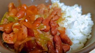 Delicious bowl of Red Beans and  Rice