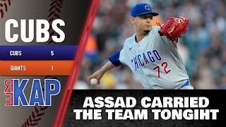 REKAP ®: ⚾️ Chicago Cubs 5-1 win over San Francisco Giants. 'Javier Assad carried the team tonight!' screenshot 4