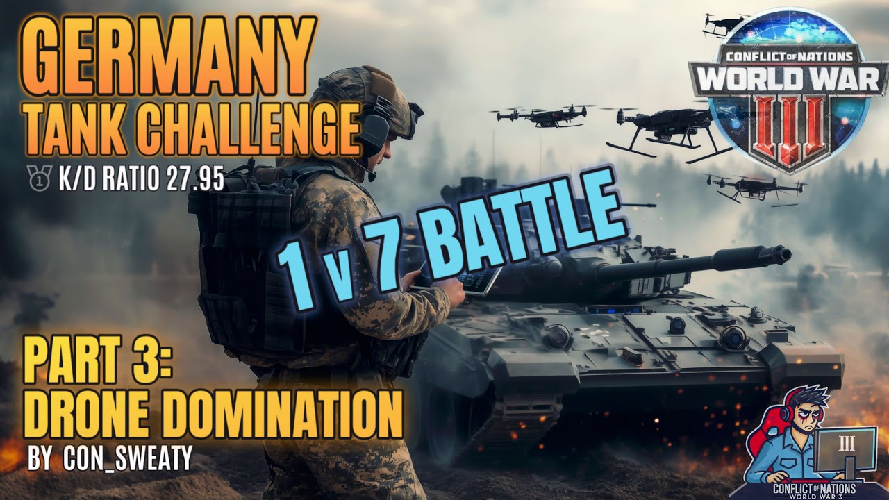 1v7: The Sweatiest Fight of My WW3 Life — Germany Tank Challenge (Part 3)