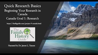 TFHG - Beginning Your Research in Canada