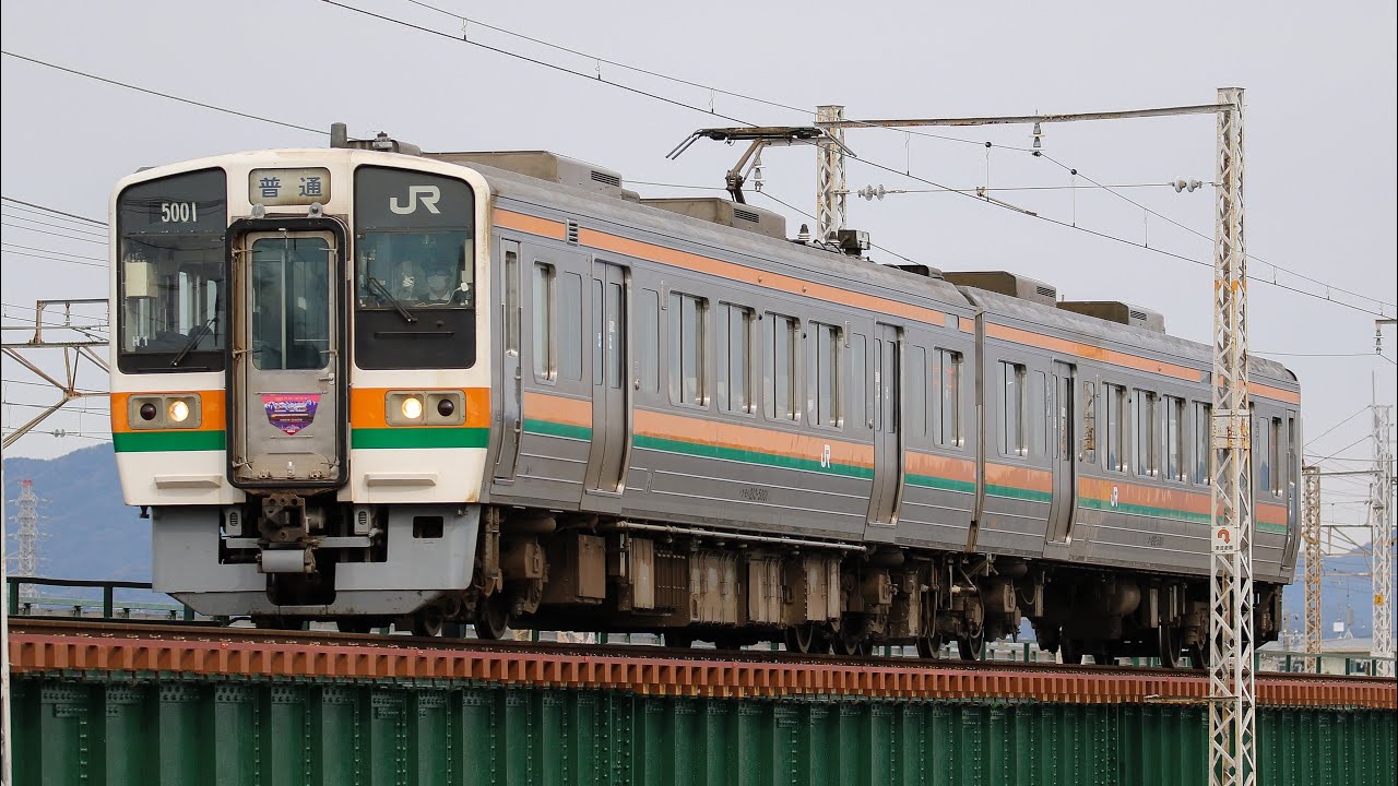 飯田線213系最終営業日】JR飯田線(CD) 516M 豊橋行き 213系5000番台 海
