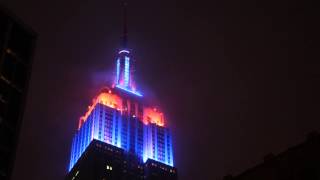 The Empire State Building Honors the NY Mets Victory with a Special Lighting