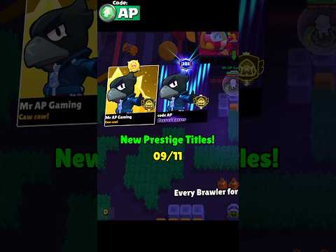 New Prestige TITLES👊💀 Brawl Stars #shorts #brawlstars #brawlstarsshorts