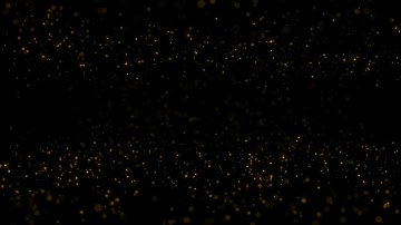 Golden Particles Loop Motion Graphics, No Copyright Video, Background, Green Screen,  Copyright Free
