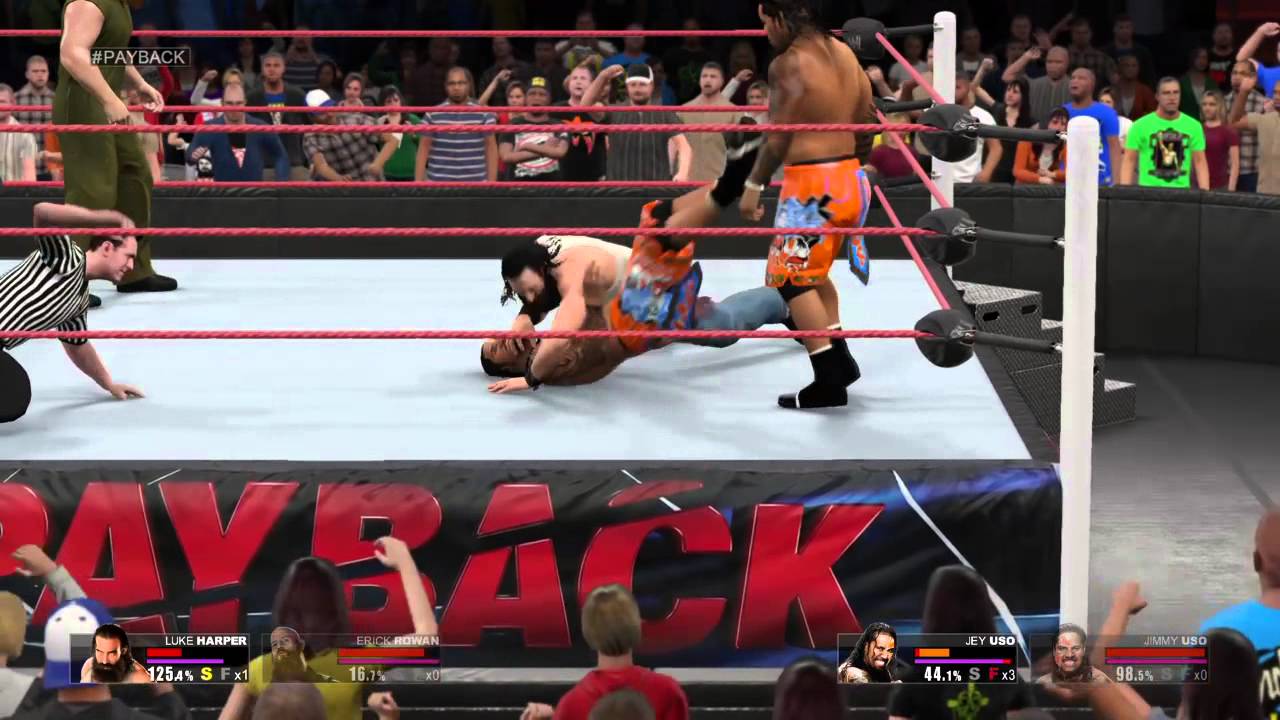 WWE 2K15_Luke Harper & Erick Rowan vs. The Usos (Universe ...
