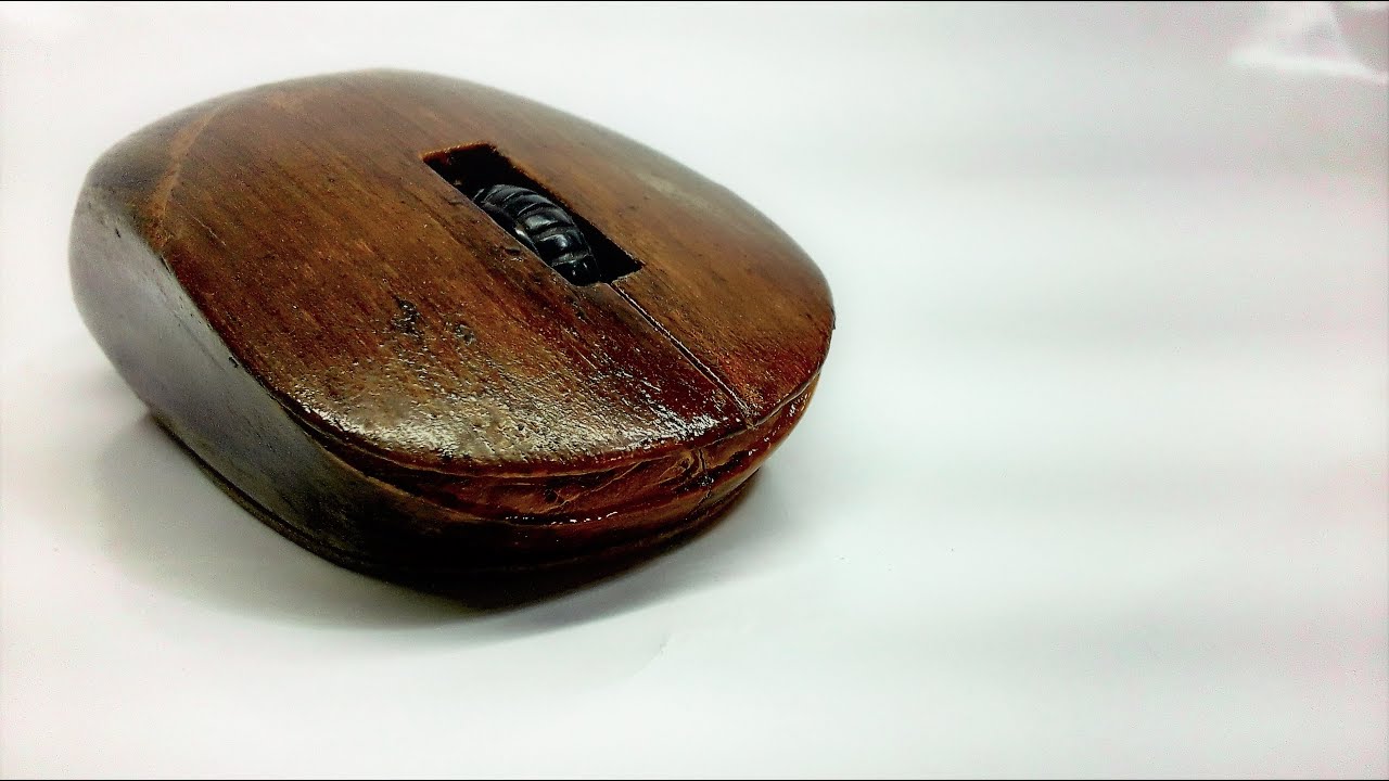 Diy Wireless Wooden Mouse Making Timelaps, Home Made - YouTube