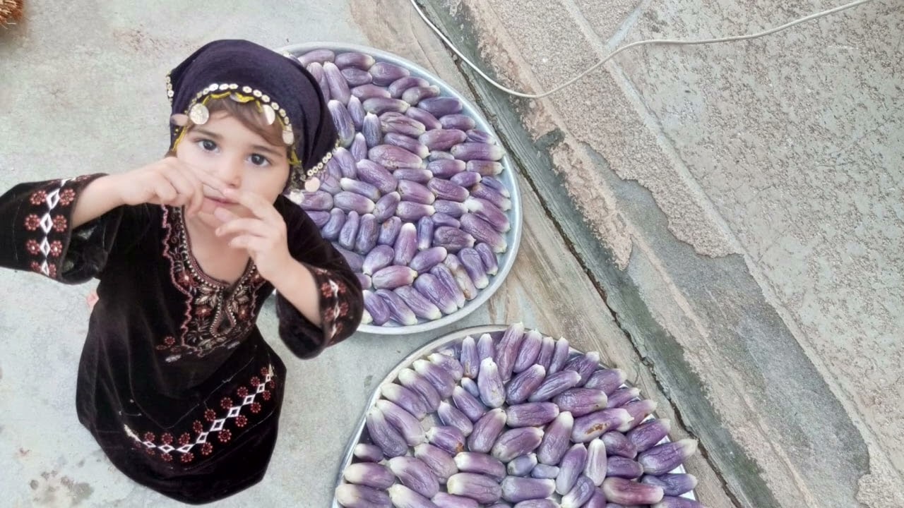 يوم مع لولو بتحضير المقدوس 🍆🧄 بنت العرب