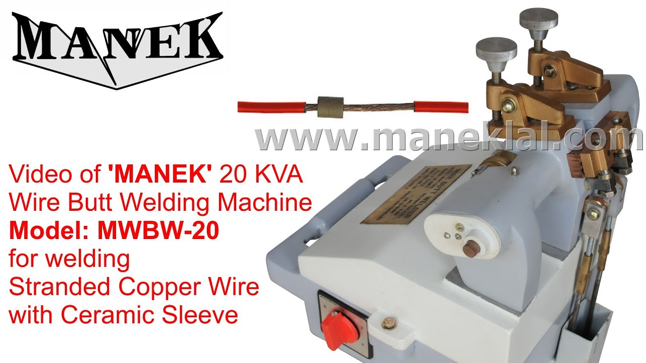 MANEK Machines - Video # MGE-WM-1315 - YouTube