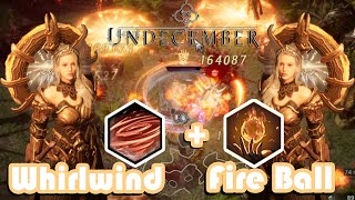 UNDECEMBER : บิ้ว พายุลมบ้าหมู+บอลไฟ Whirlwind+ Fire Ball ฟาร์ม สบายๆ