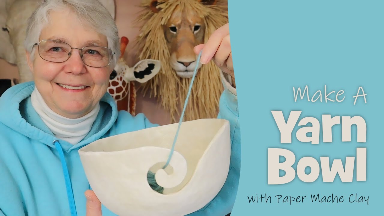 Quick and Easy Crochet Yarn Bowl // Make your own yarn bowl