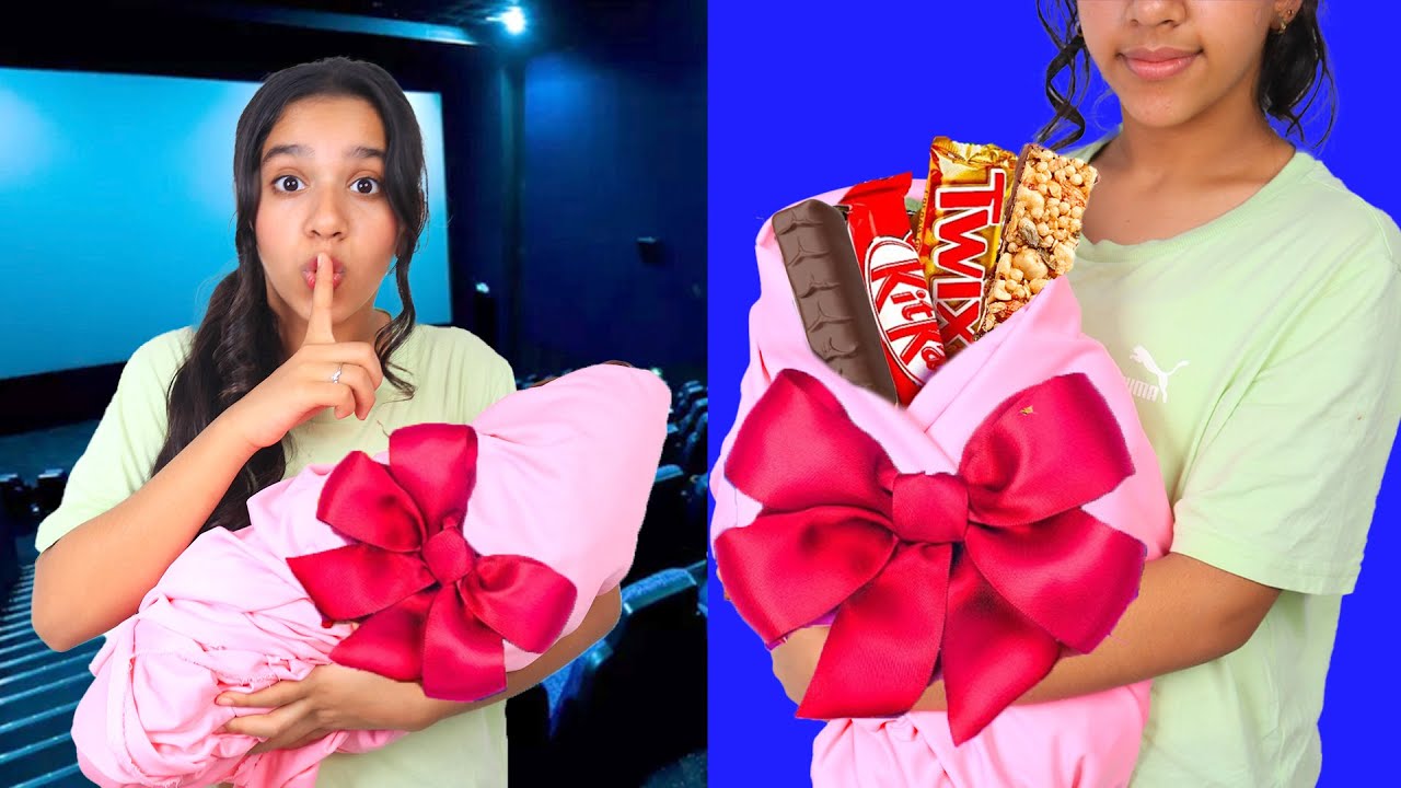 Забавные способы пронести еду в кинотеатр ❤️ Шафа