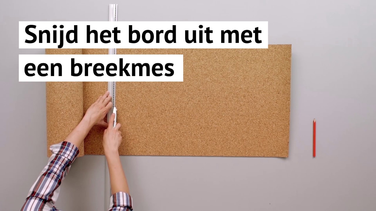 Uitgelezene Lijm een kurken prikbord in je keuken - YouTube ZC-42