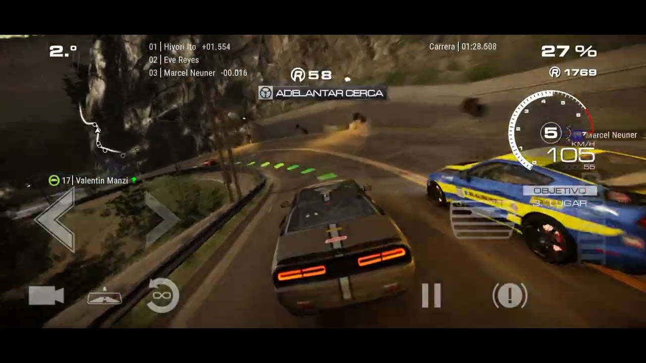 Grid Legends Okutama Sprint Dodge Challenger SRT8 #oneplus13r #gridlegends 