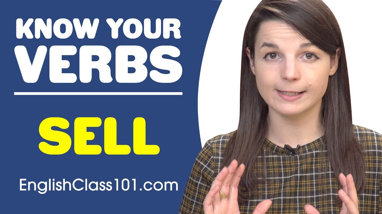 ⁣SELL - Basic Verbs - Learn English Grammar