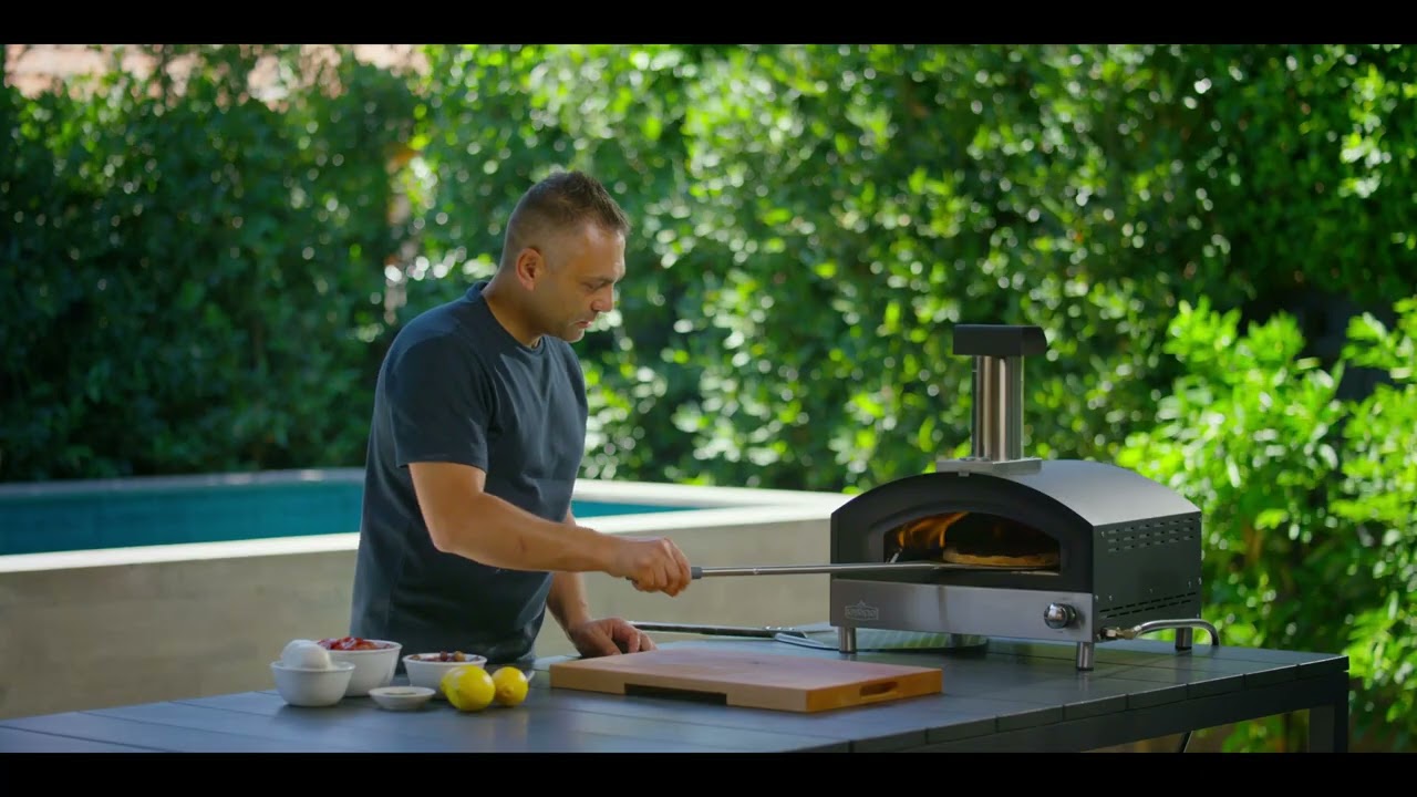 Step 6 How to cook your pizza in the Ovana Portable Pizza Oven YouTube