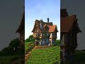 Medieval House! #funny #minecraft #minecraftbeauty #minecraftbuilding #minecrafttutorial