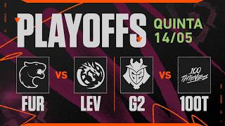 FUR x LEV | G2 x 100T | VCT Americas Etapa 1 | Playoffs - Dia 1