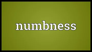 Is numbness a serious problem?