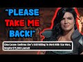 Gina carano is desperate to get rehired by disney