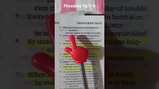 Proverbs 16:1-9