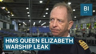 HMS Queen Elizabeth's commanding officer: ship 'works very well' despite leak