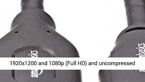 Amazon Basics Uni-Directional DisplayPort to HDMI Display Cable - 6 Feet